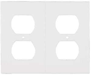 SEALER OUTLET PLATE FOAM WHITE