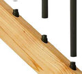 STAIR CONNECTOR W/SCREW BLACK 
