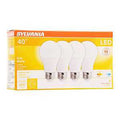 BULB LED 10YR 40W A19 27K 4PK 