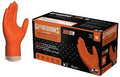 GLOVE NITRILE HD ORNG 8MIL MED