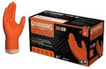 GLOVE NITRILE HD ORANGE 8MIL L