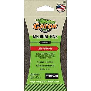 SANDING SPNG 3X5X1IN FINE/MED 
