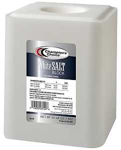 BLOCK SALT WHT PLAIN 50LB     