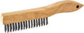 BRUSH WIRE SHOE HNDL STL 4X16 