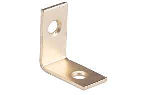 BRACE CNR STL 1X1/2IN BRT BRS 