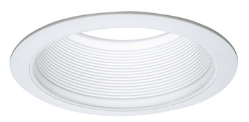 Eaton Lighting RE-6100WB Baffle Trim, Aluminum Body, White
