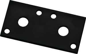 BRACE MEND 3X1.3X1/8 BLK STL  