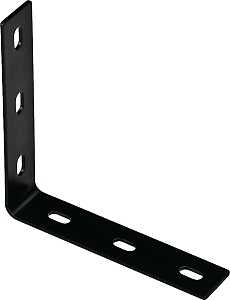 BRACE CORNER 7.1X1.5X1/8 BLK  
