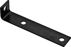 BRACE CORNER 7.5X1.5X1/8 BLK  