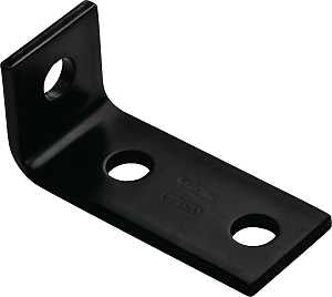 BRACE CORNER 3.5X1.5X3/16 BLK 