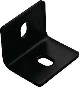 BRACE CORNER 2.4X3X1/8 BLK STL