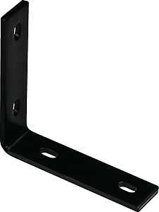 BRACE CNR 6.25X1.5X1/4 BLK STL