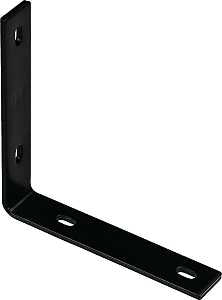 BRACE CNR 8.25X1.5X1/4 BLK STL