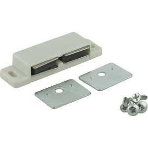 DOUBLE MAGNETIC CATCH WHITE   