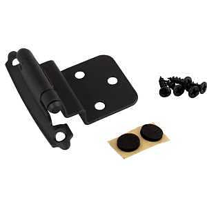 INSET HINGE SC MATTE BLK 3/8IN