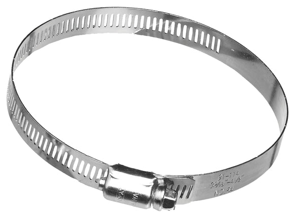 Dundas Jafine MC6ZW Worm Gear Clamp, Clamping Range: 6 in, Steel
