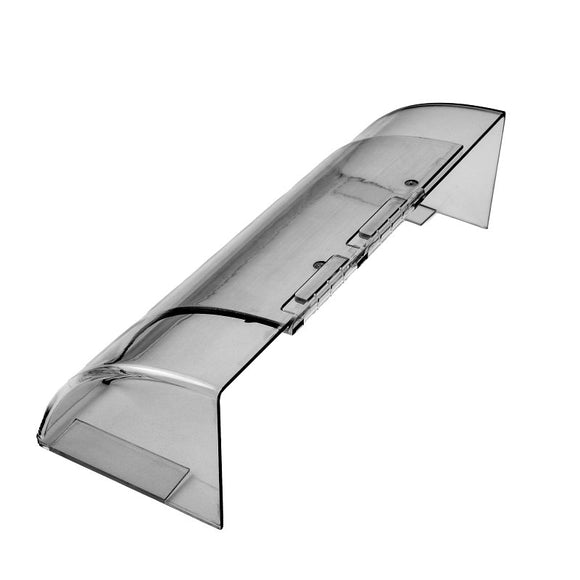 Dundas Jafine AD96ZW Air Deflector, 14 in L, 8 to 14 in W, Plastic, Clear