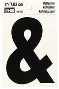 SYMBOL AMPERSAND 3IN BLK/SLV  