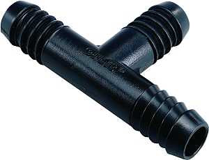 TEE BARB RISER FLEX 1/2IN     