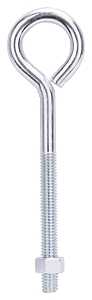 EYE BOLT STL 3/8X6IN ZINC     