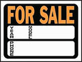SIGN AUTO FOR SALE 9X12IN PLST