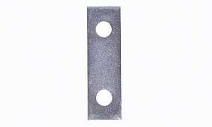 PLATE MENDING STL 2X5/8IN ZINC