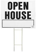 LAWN SIGN OPEN HOUSE 20X24IN  
