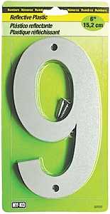 30809 6 REFLECTIVE PLASTIC #9 
