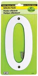 30810 6 REFLECTIVE PLASTIC #0 