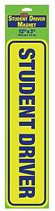 SIGN MAGNT STUDENT DRVR 3X12IN