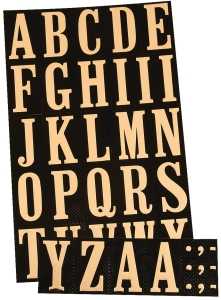 LETTER MYLAR 2IN 54 GOLD      