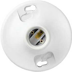 KEYLESS LAMPHLDR PORC WHT 660W