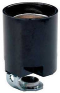 LAMPHOLDR MB PORC BLK 15A 125V