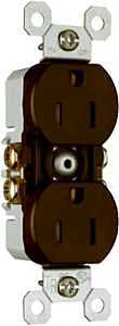 GRNDG RECEPTCLE DPX TR BRN 15A