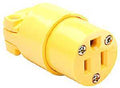 COMM GRD ANGLE PLUG YEL 2P 15A