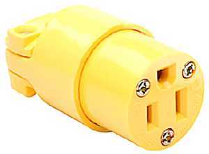 COMM GRD ANGLE PLUG YEL 2P 15A