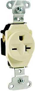 SG RCPTCL SINGLE IVRY 20A 250V