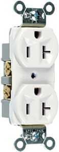 CSG RECEPTCLE DPX WHT 20A 125V