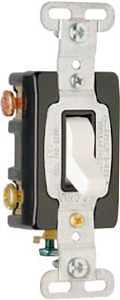 TOGG SWITCH COMM WHITE 3W 15A 