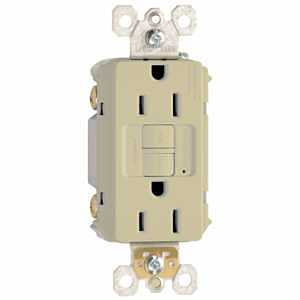 RECEPTACLE GFCI DPX IVORY 15A 