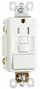 SWTCH GFCI COMBO TR WHT 1P 15A