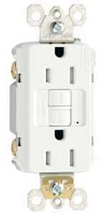 RECEPTACLE GFCI TR DPX WHT 15A