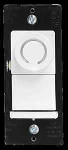ROTARY DIMMER 3WAY WHITE 1POLE