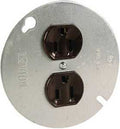 RECPTCL ON 4IN RP BRN 15A 125V