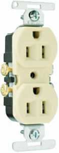 RECEPTACLE DPX TR WHT 15A 125V
