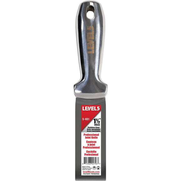Level5 5-401 Joint Knife, 1-1/2 in W Blade, Stainless Steel Blade, Full-Tang Blade, Comfortable, Curved Handle