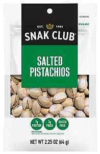 SNACK CLUB PISTACHIO2.25OZ/6CT