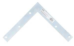 BRACE CNR FLAT STEEL 8IN ZINC 