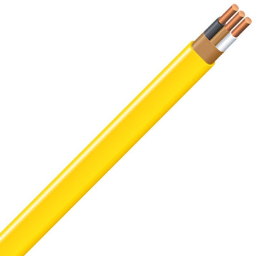 Southwire® Romex® 12/2NM-WGX1000 Sheathed Cable, 12 AWG Wire, 2-Conductor, 1000 ft L, Copper Conductor, PVC Insulation
