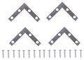 BRACE CORNER FLT STL 2X3/8 ZN 